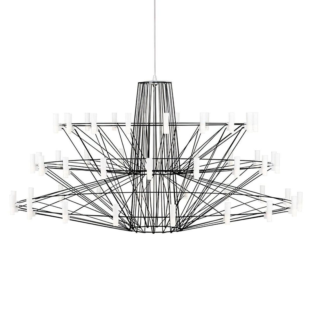 Orinenine lampadario Sky Ballet Acciaio Inox Acrilico moderno