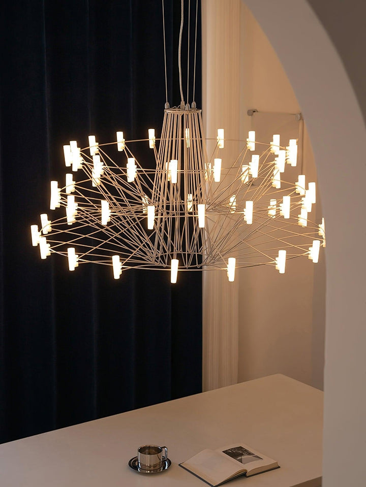 Orinenine lampadario Sky Ballet Acciaio Inox Acrilico moderno