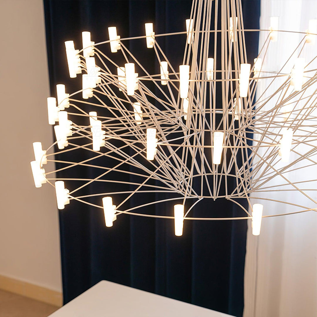 Orinenine lampadario Sky Ballet Acciaio Inox Acrilico moderno
