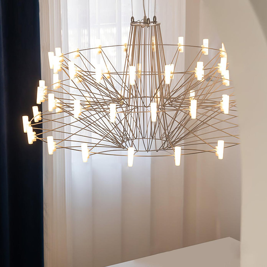 Orinenine lampadario Sky Ballet Acciaio Inox Acrilico moderno