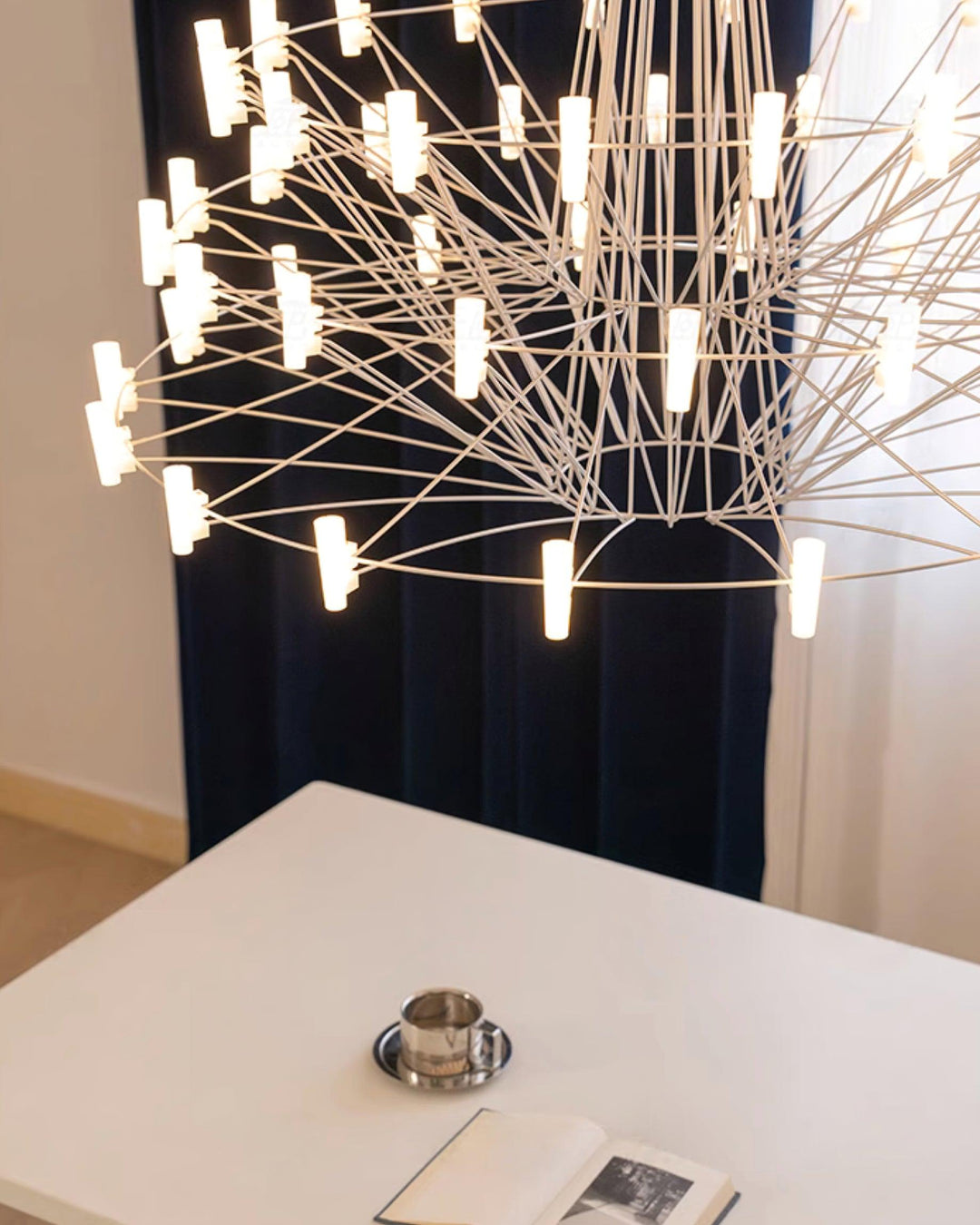 Orinenine lampadario Sky Ballet Acciaio Inox Acrilico moderno