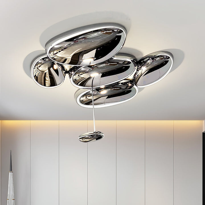 Valentina Lampada da Soffitto Contemporanea Skydro Grigio Fumo
