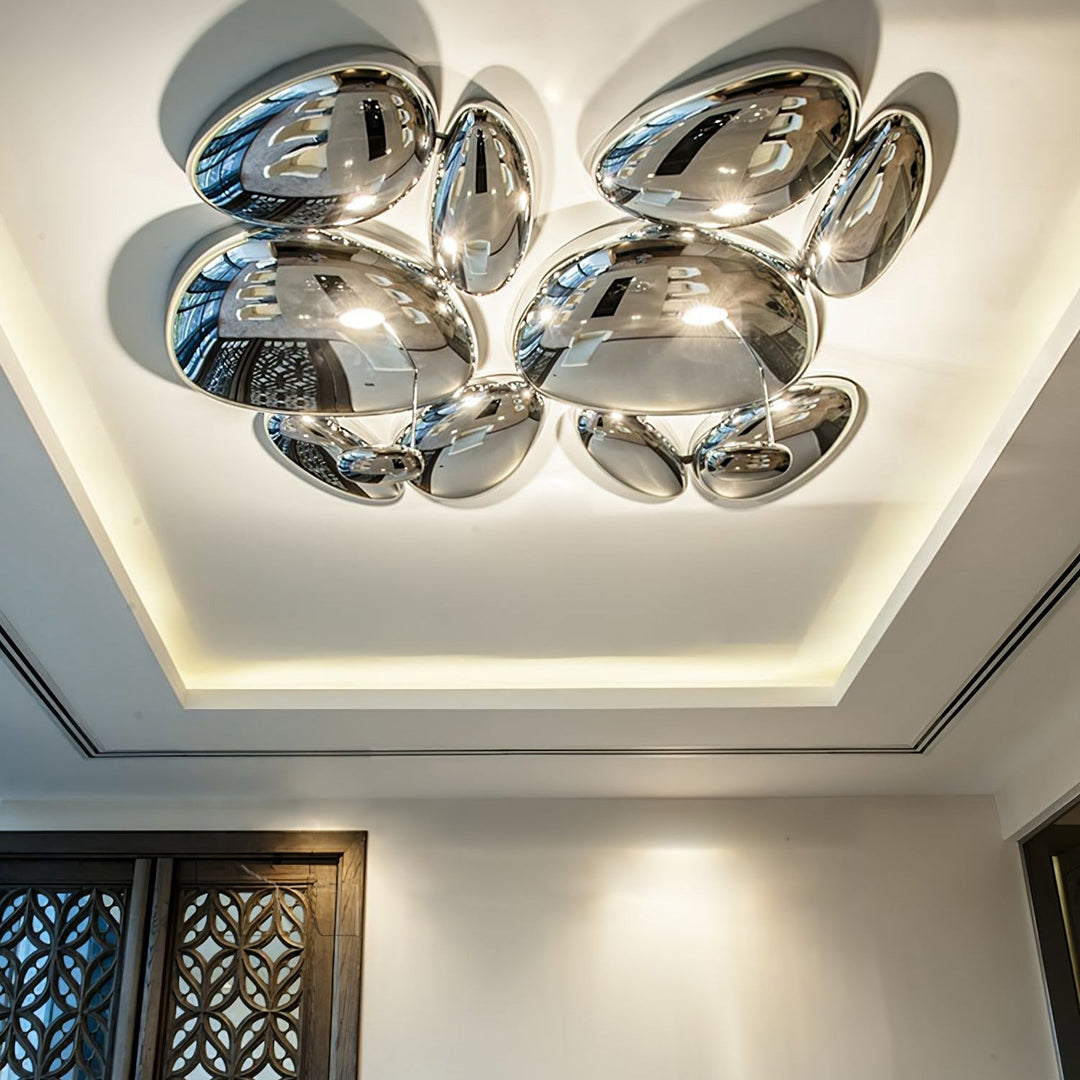 Valentina Lampada da Soffitto Contemporanea Skydro Grigio Fumo