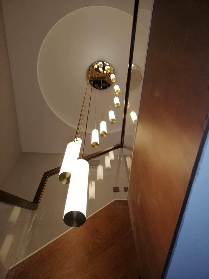 Aveneira lampadario colonna in alabastro