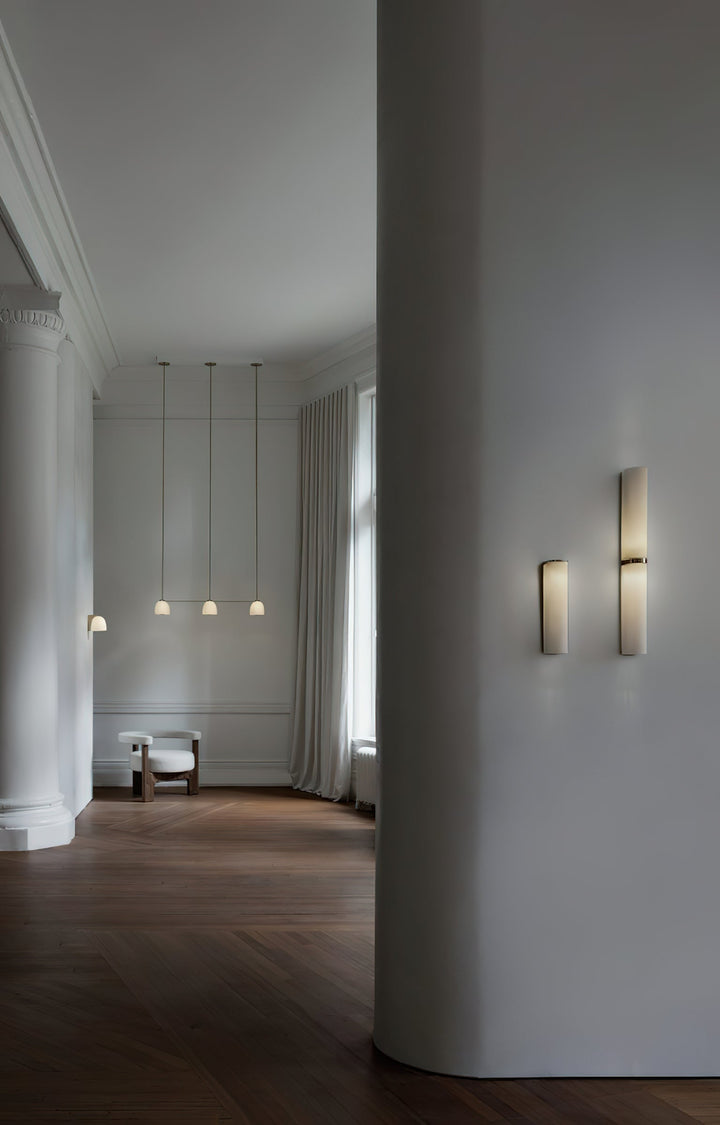 Alraeir Modern Minimalist Glass Wall Lamp - Lamp Copper
