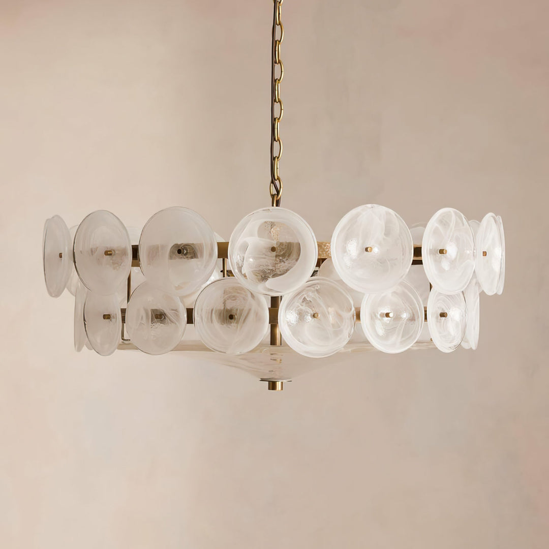 Eirinena lampadario Murano in vetro antico