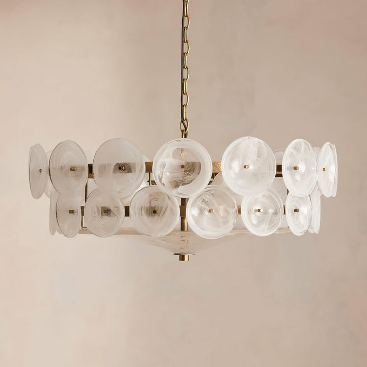 Eirinena lampadario Murano in vetro antico