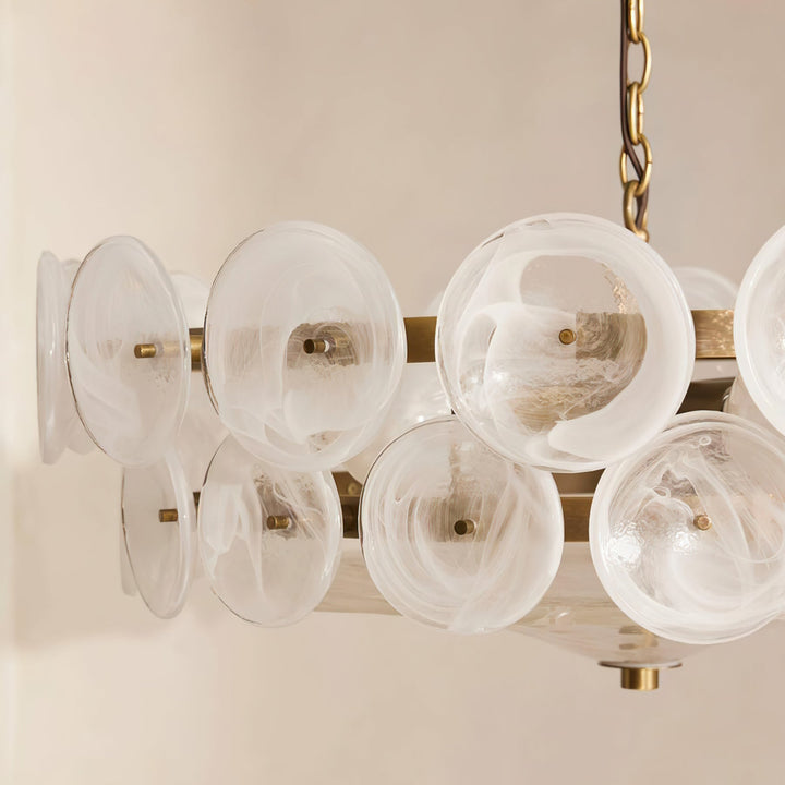 Eirinena lampadario Murano in vetro antico