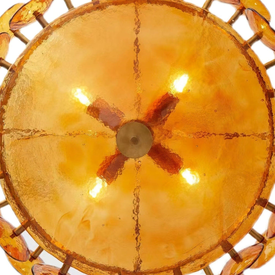 Eirinena lampadario Murano in vetro antico