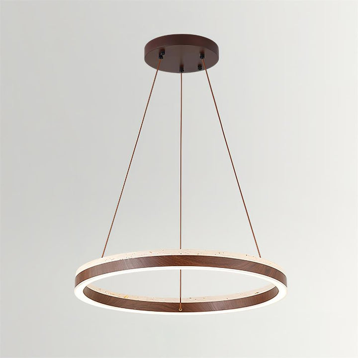 Loren lampadario travertino Geometry Ring