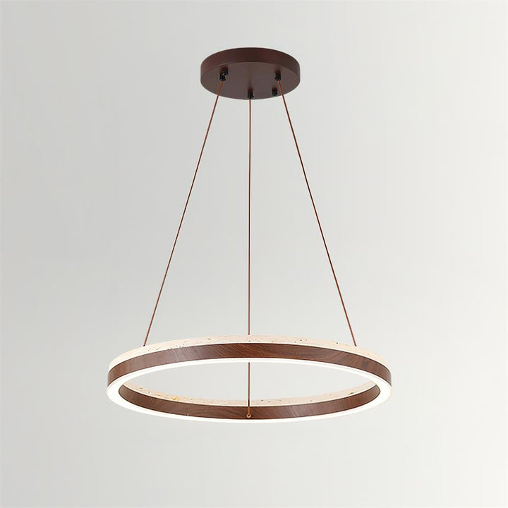 Loren lampadario travertino Geometry Ring