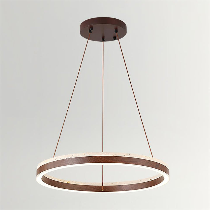Loren lampadario travertino Geometry Ring