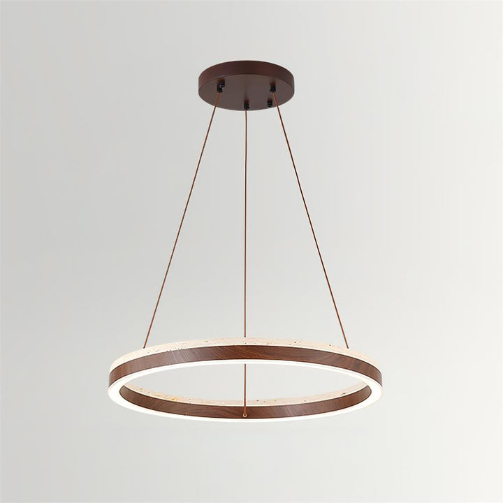 Loren lampadario travertino Geometry Ring