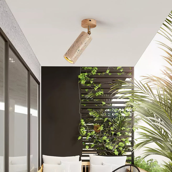 Mycaran Travertine Pendant Light - Neutralighting