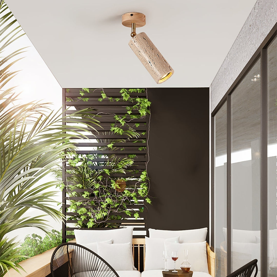 Mycaran Travertine Pendant Light - Neutralighting