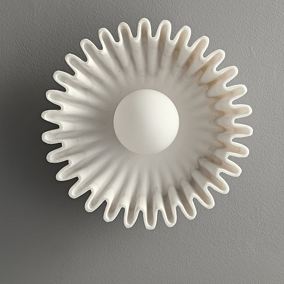 Sunray lampada da parete in vetro Rustico