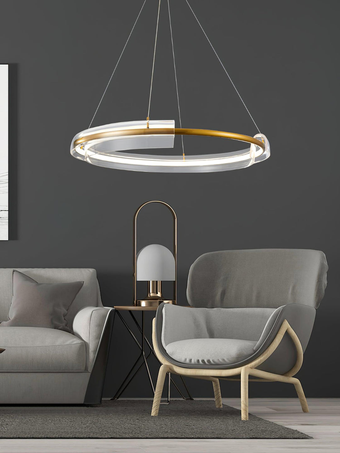 Viraoreon lampadario Solstice LED