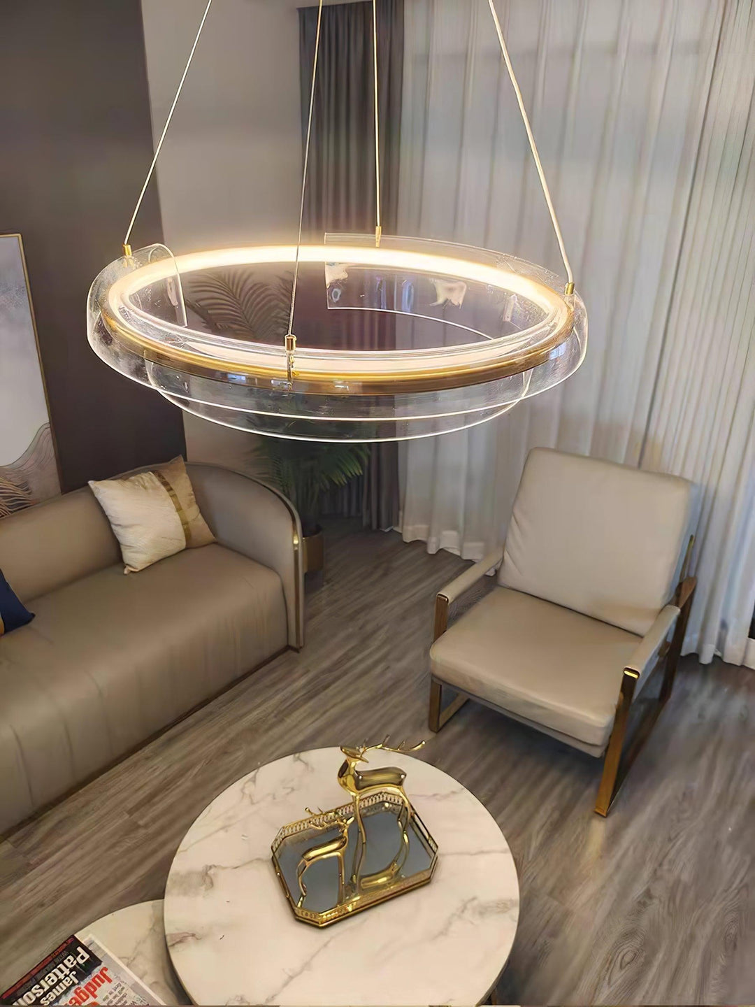 Viraoreon lampadario Solstice LED