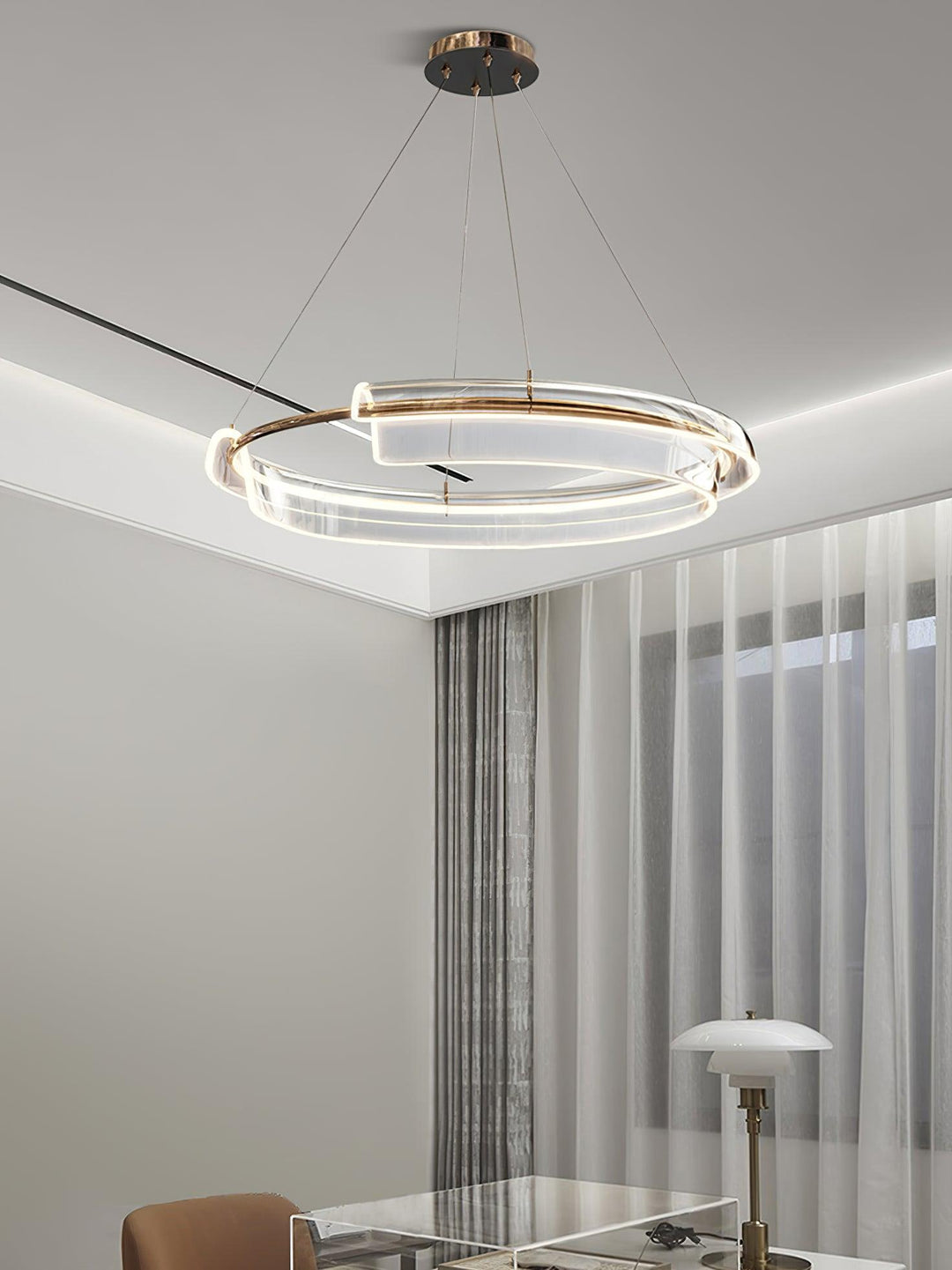 Viraoreon lampadario Solstice LED