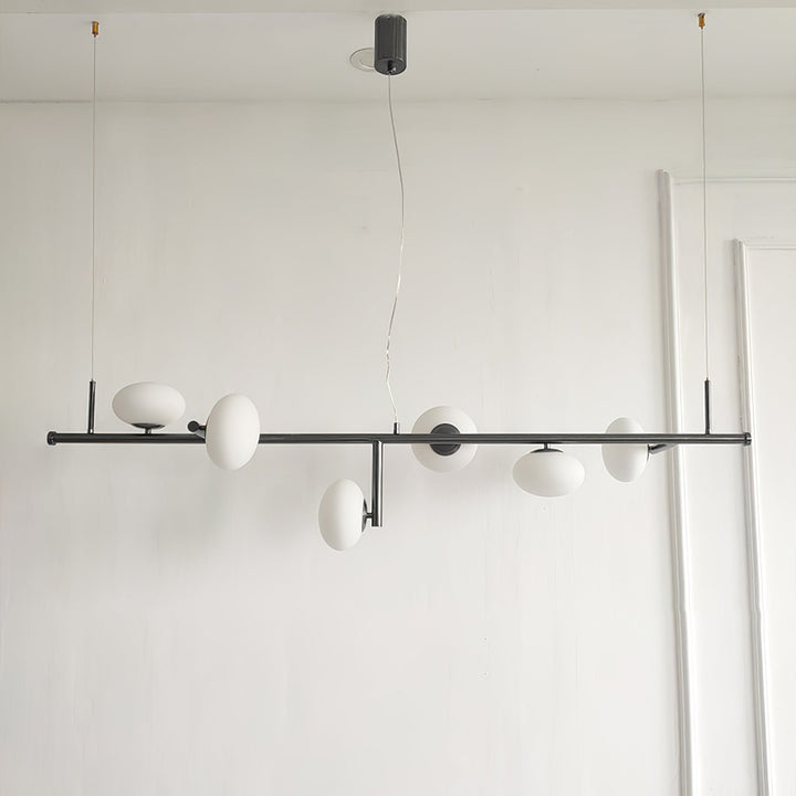 Balance lampadario in vetro moderno