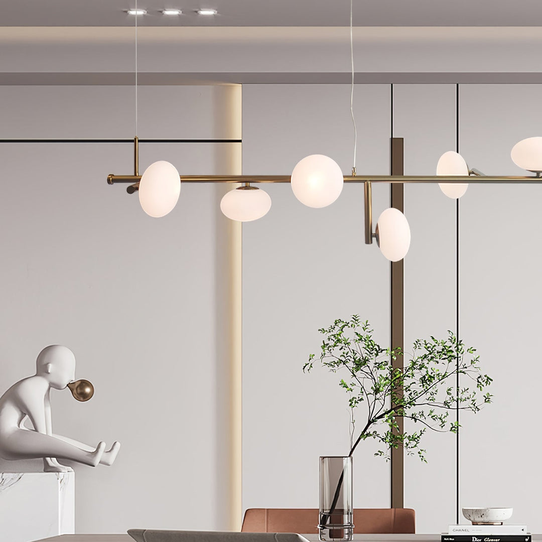 Balance lampadario in vetro moderno
