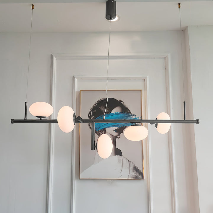 Balance lampadario in vetro moderno