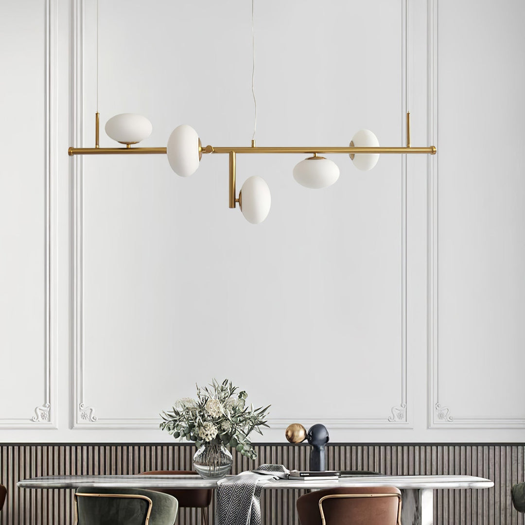 Balance lampadario in vetro moderno