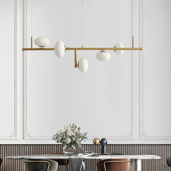 Balance lampadario in vetro moderno
