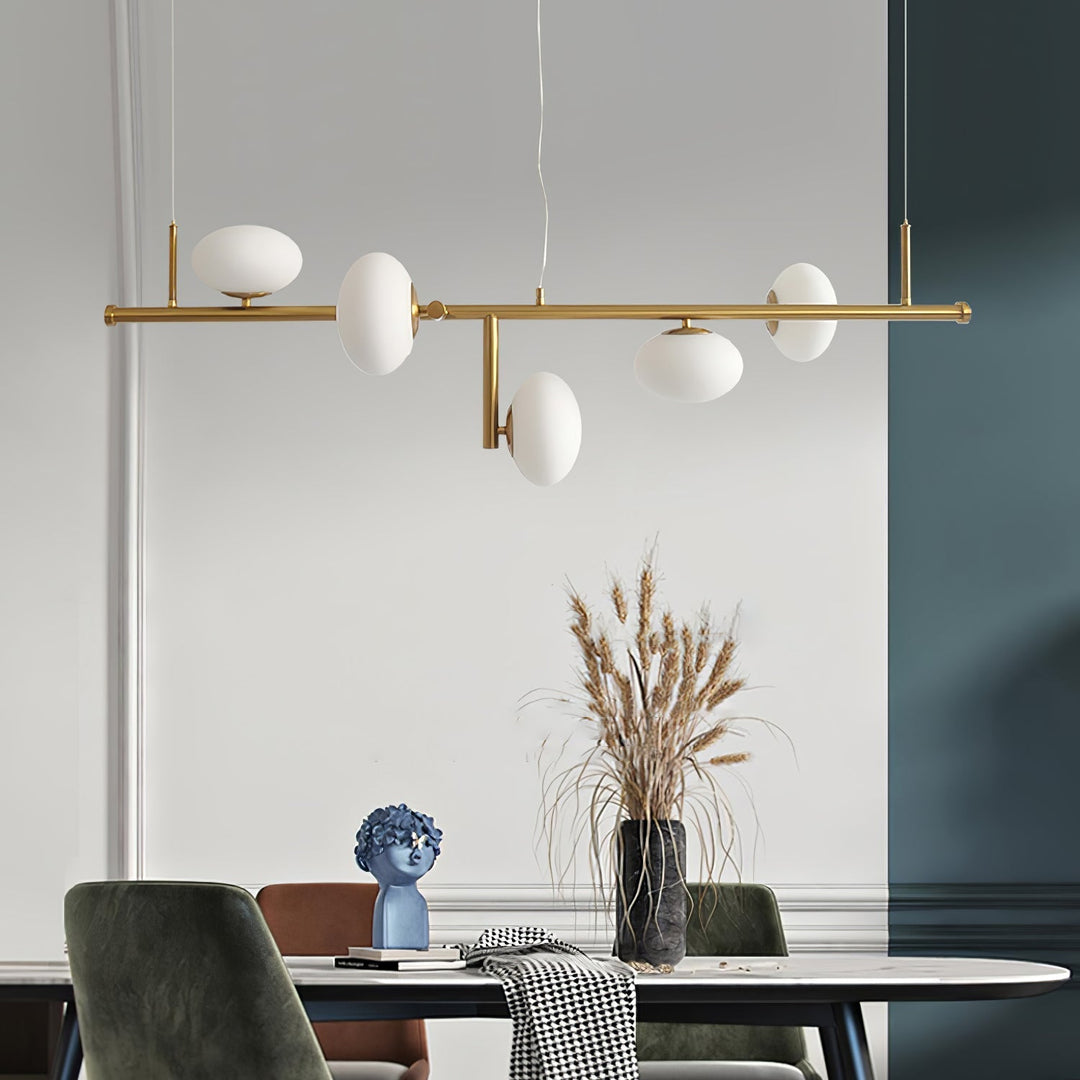 Balance lampadario in vetro moderno