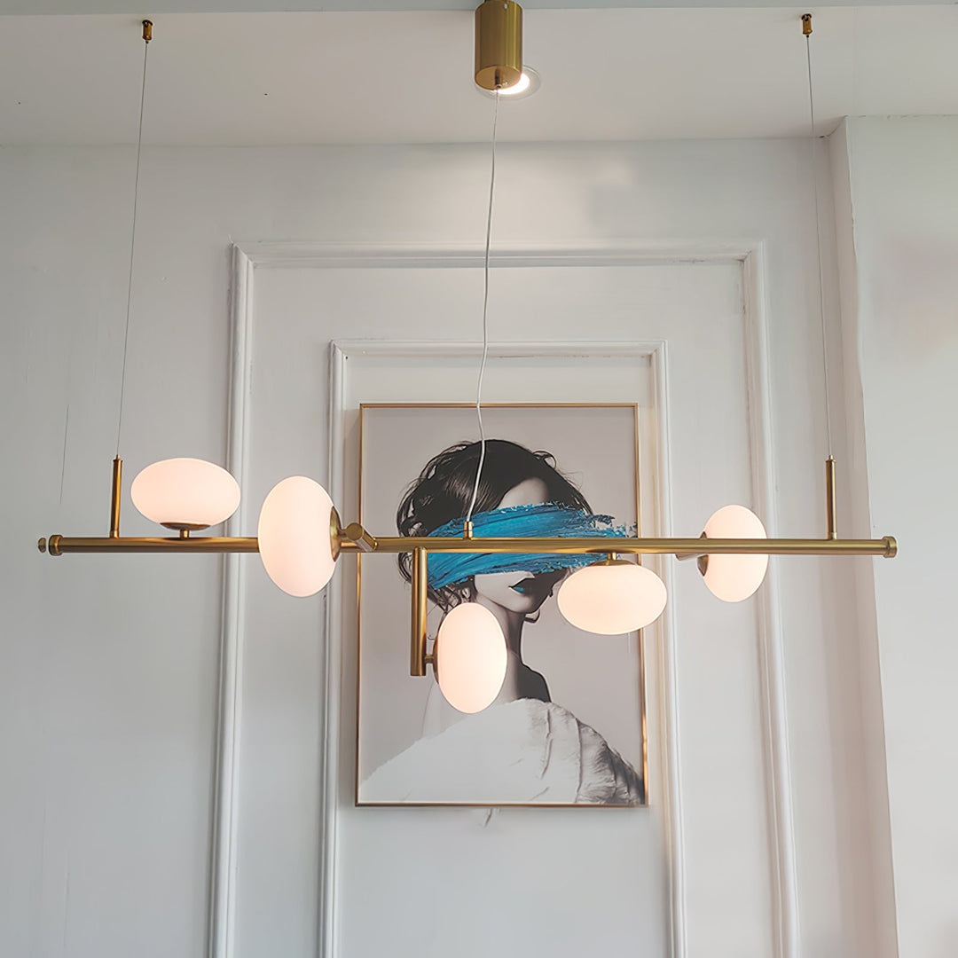 Balance lampadario in vetro moderno