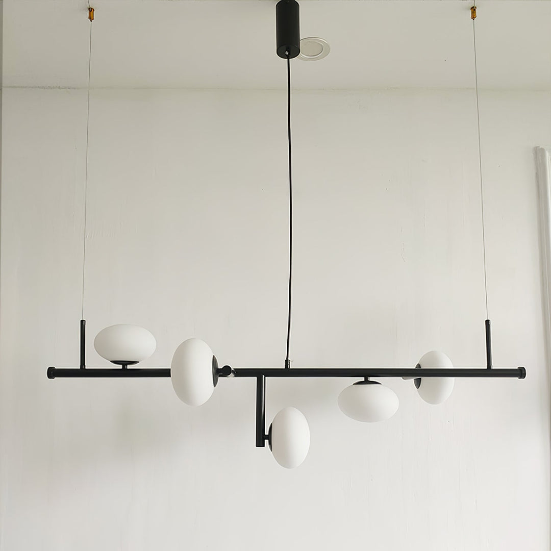 Balance lampadario in vetro moderno
