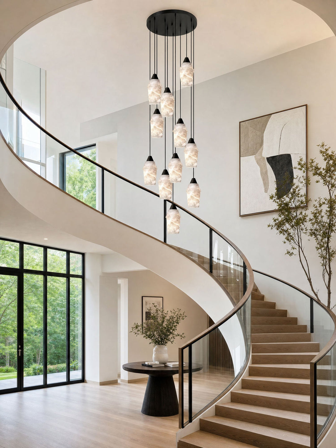 Cyranne alabastro grappolo lampadario