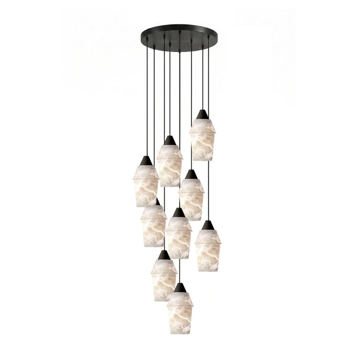 Cyranne alabastro grappolo lampadario