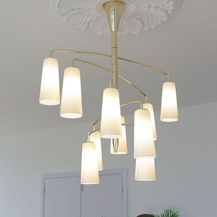 Spiral lampadario Tiered