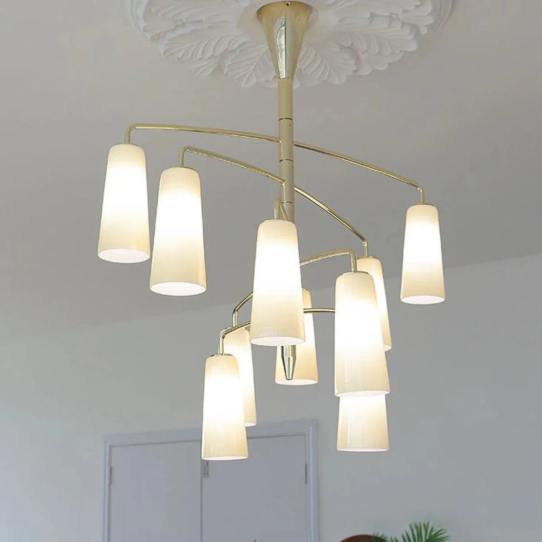 Spiral lampadario Tiered