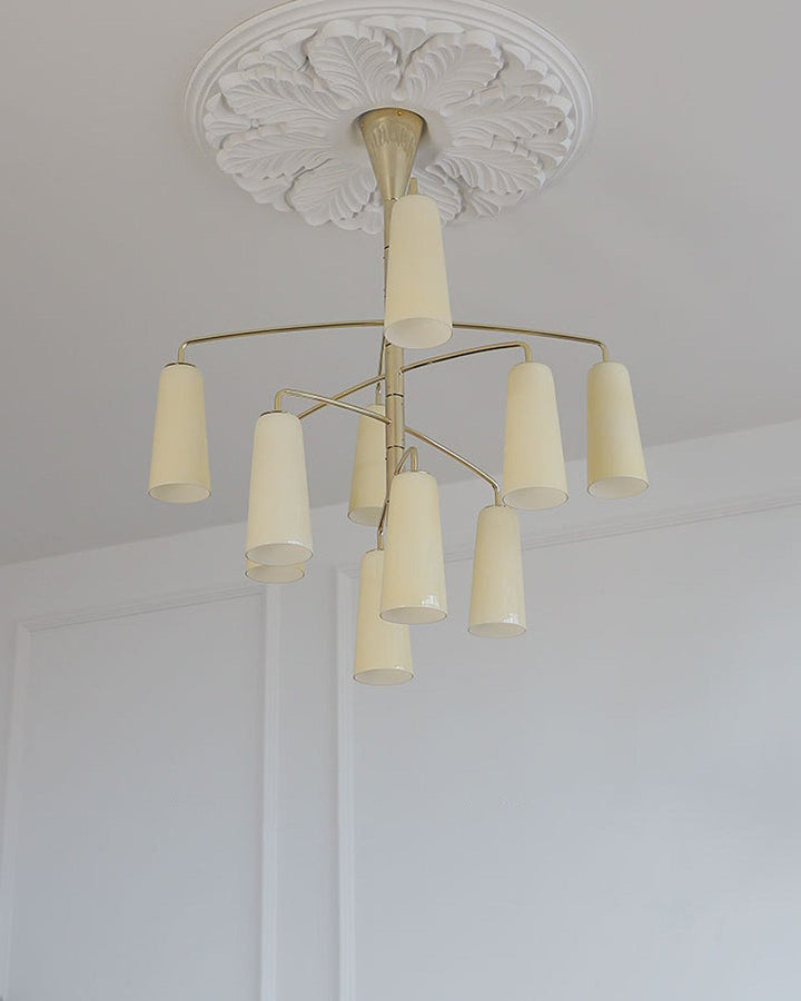 Spiral lampadario Tiered