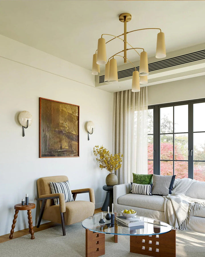 Spiral lampadario Tiered