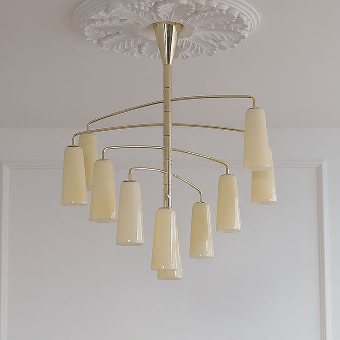 Spiral lampadario Tiered