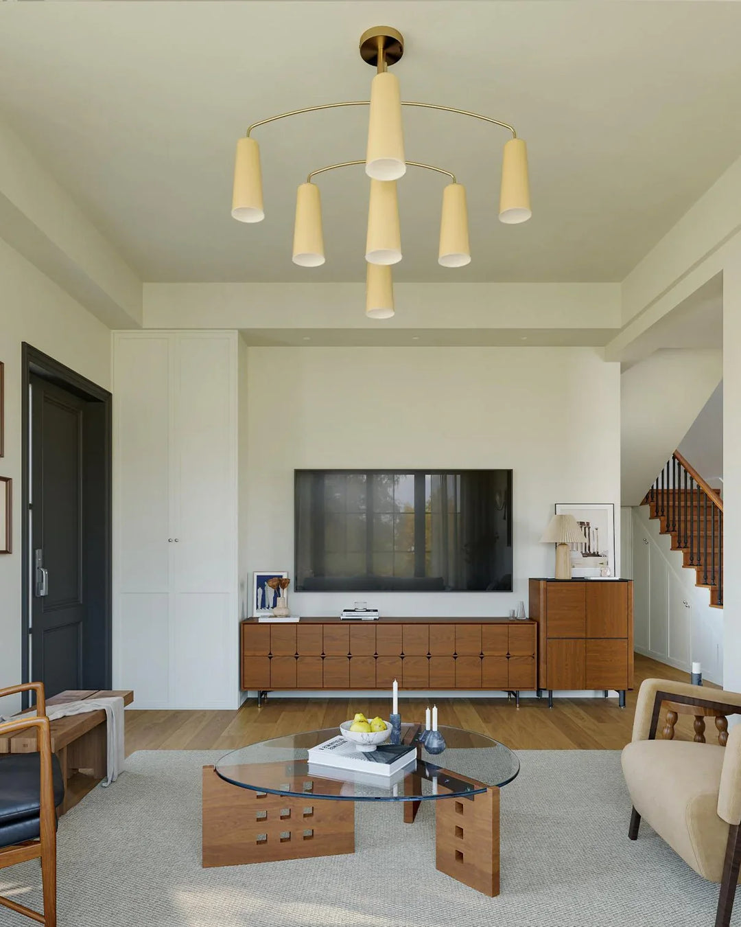 Spiral lampadario Tiered