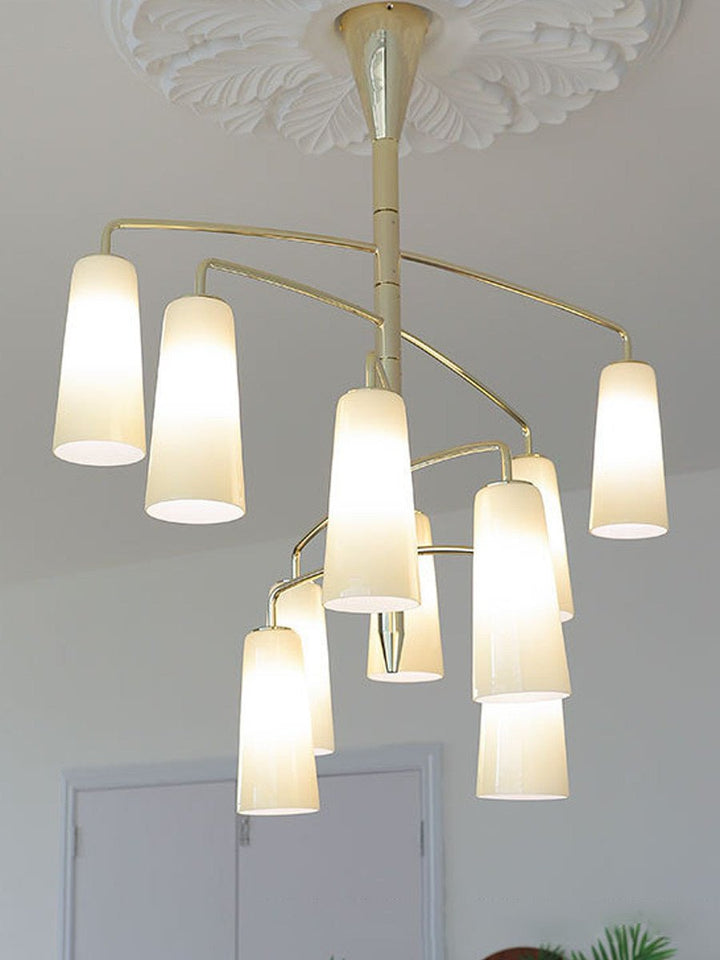 Spiral lampadario Tiered