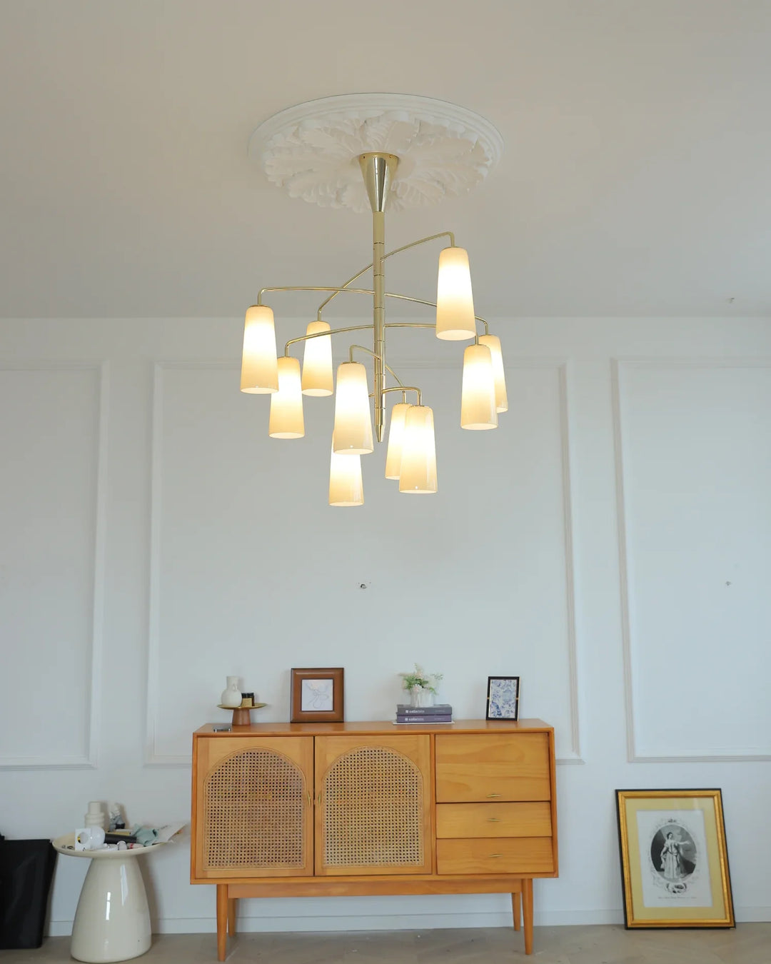 Spiral lampadario Tiered