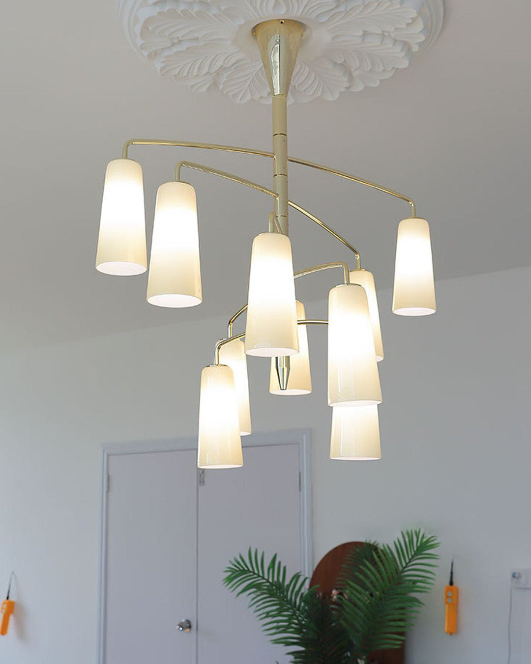Spiral lampadario Tiered
