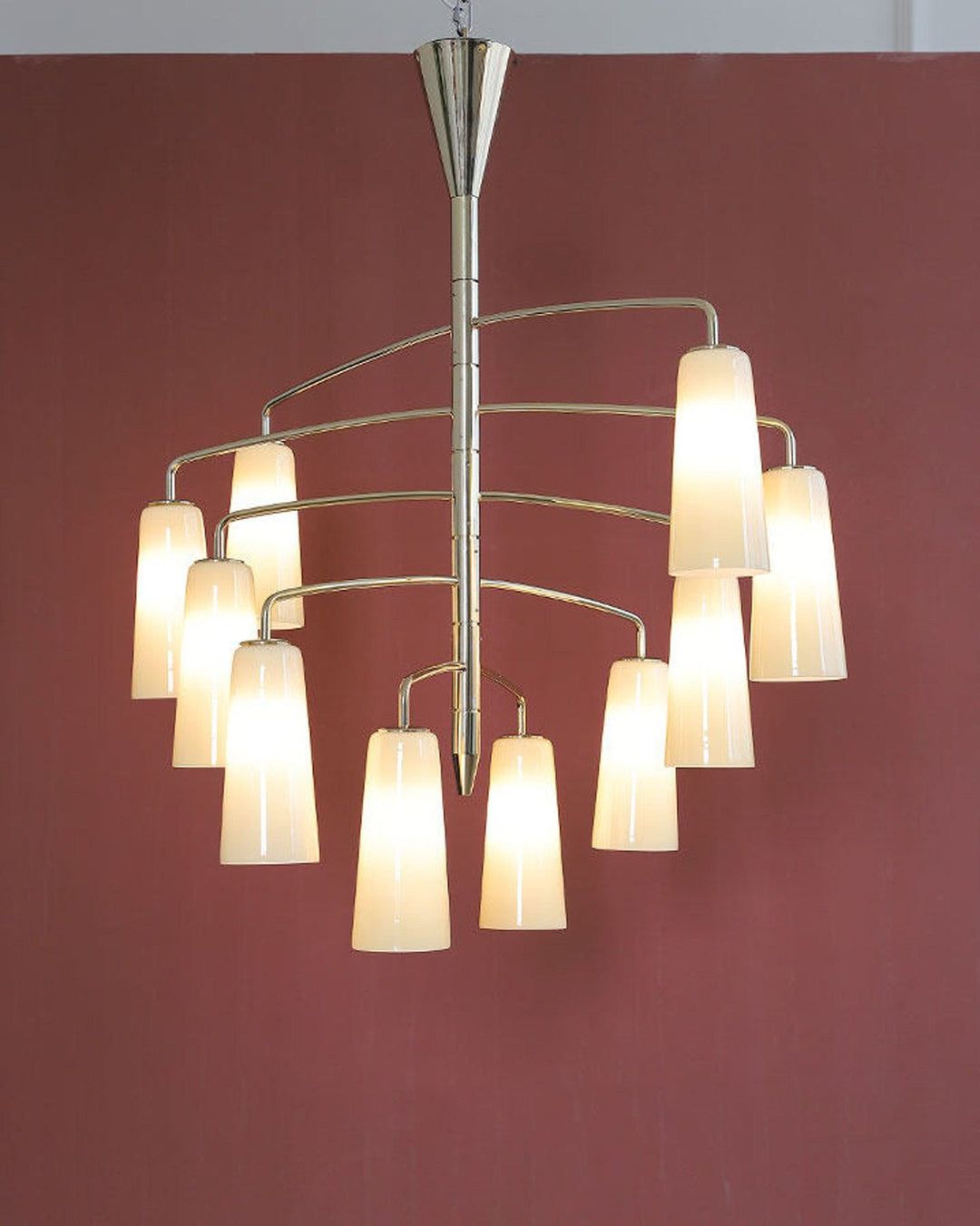 Spiral lampadario Tiered