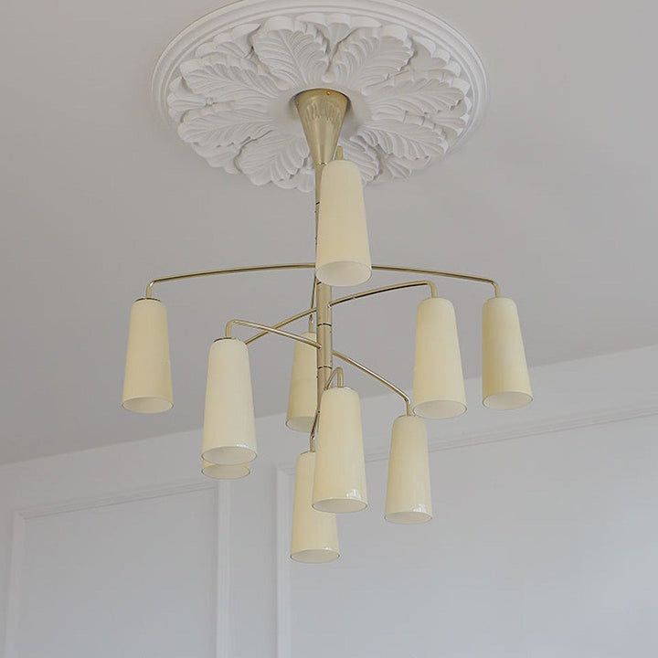 Spiral lampadario Tiered