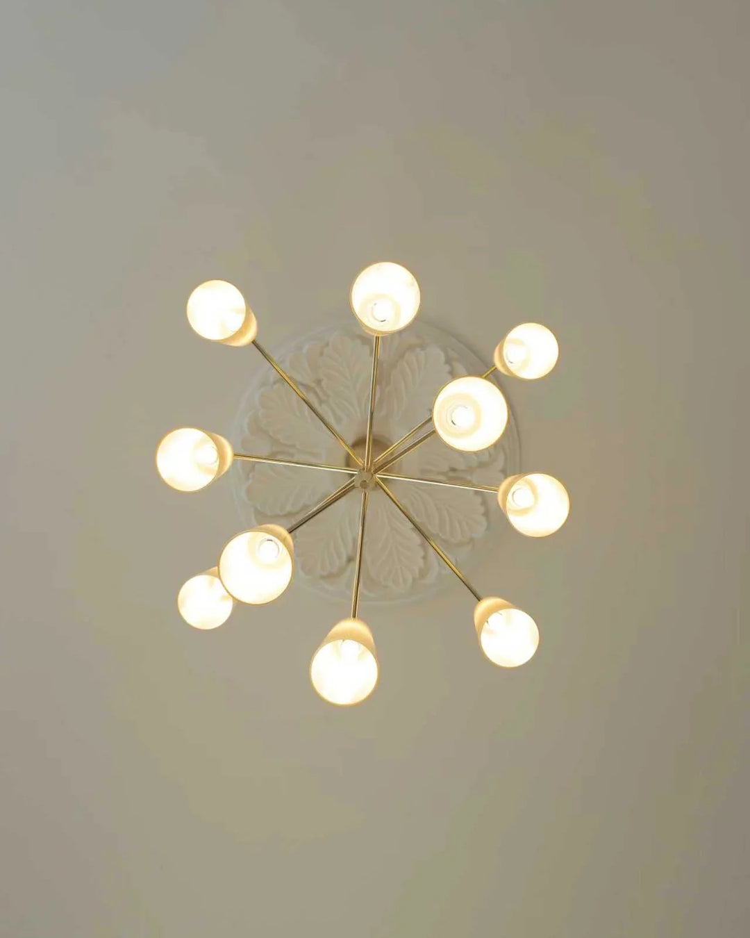 Spiral lampadario Tiered