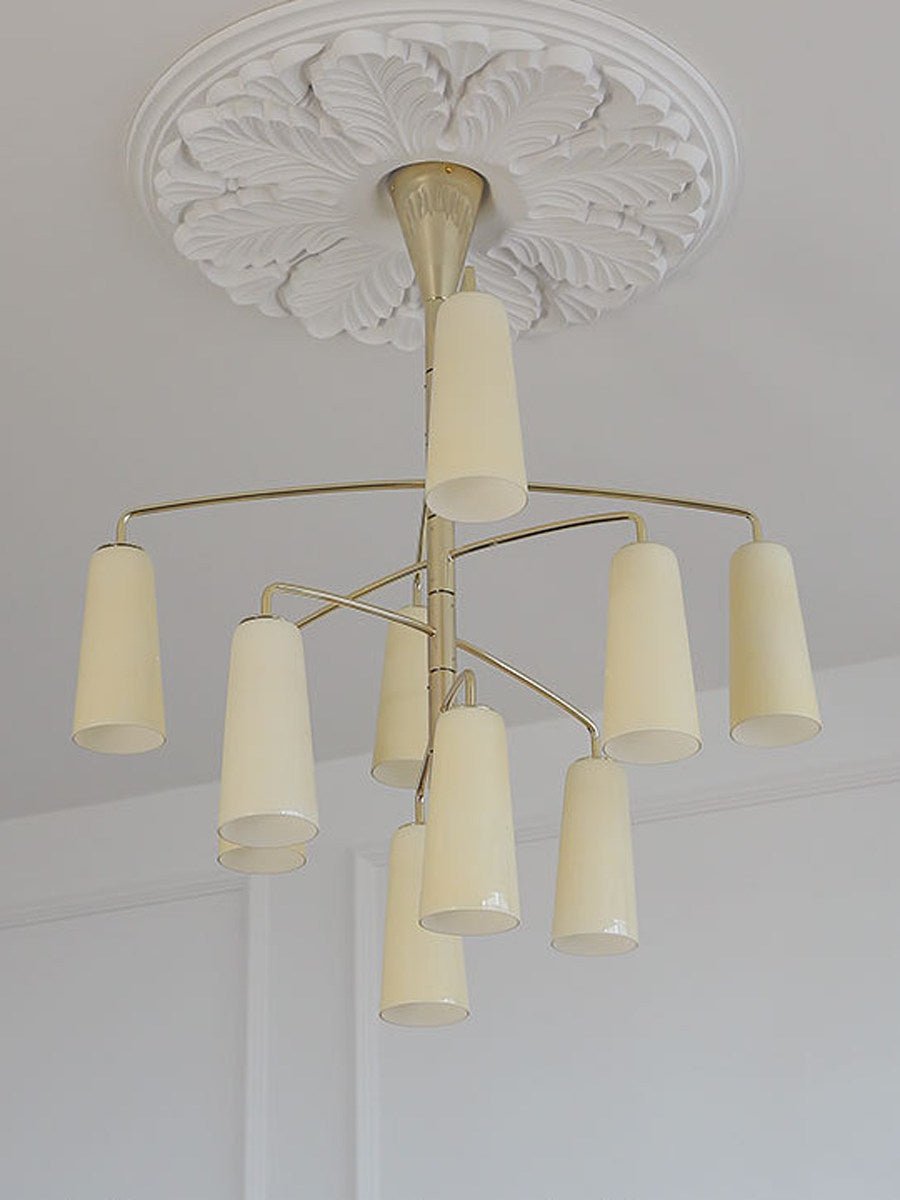Spiral lampadario Tiered