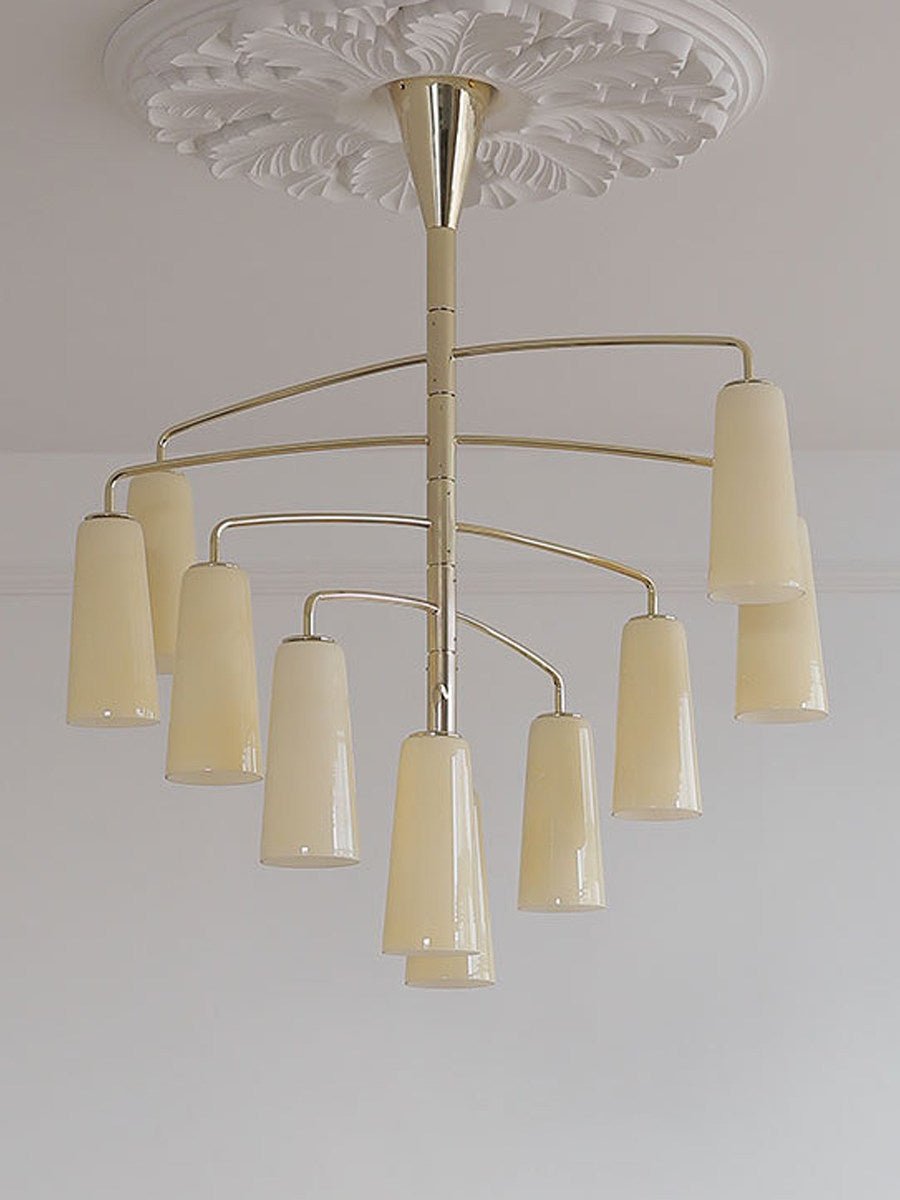 Spiral lampadario Tiered