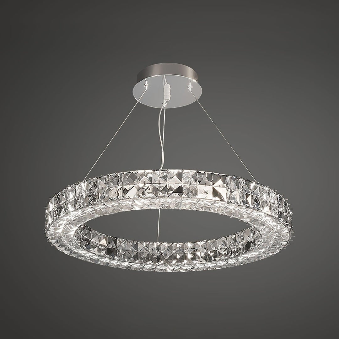 Luxerian lampadario Cristalli Anelli Spiridon Luxe
