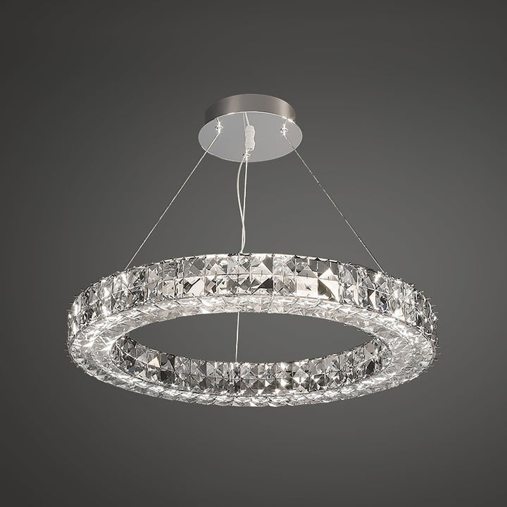 Luxerian lampadario Cristalli Anelli Spiridon Luxe
