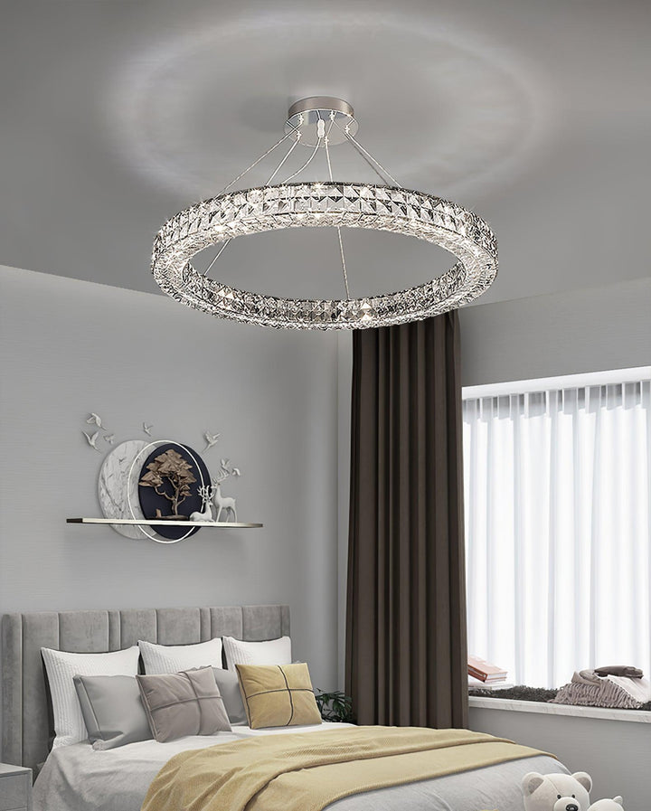 Luxerian lampadario Cristalli Anelli Spiridon Luxe